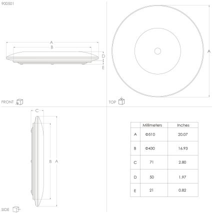 Eglo - LED Stropna svjetiljka LED/30,8W/230V