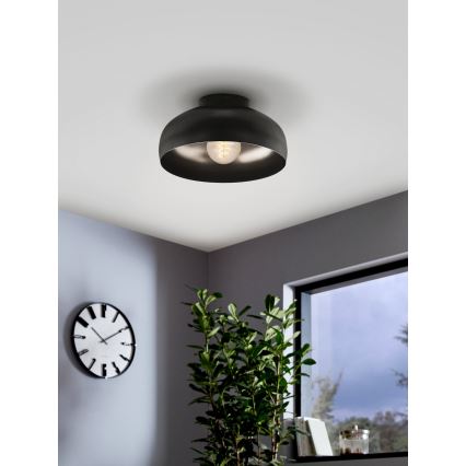 Eglo - Stropna svjetiljka 1xE27/40W/230V crna