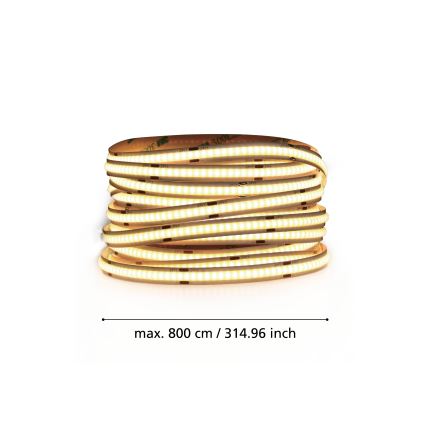 Eglo - LED Traka 8m LED/64W/24/230V 3000K