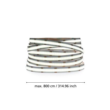 Eglo - Prigušiva LED traka 8m COB STRIPE LED/52,8W/24/230V 2700-6500K + daljinsko upravljanje