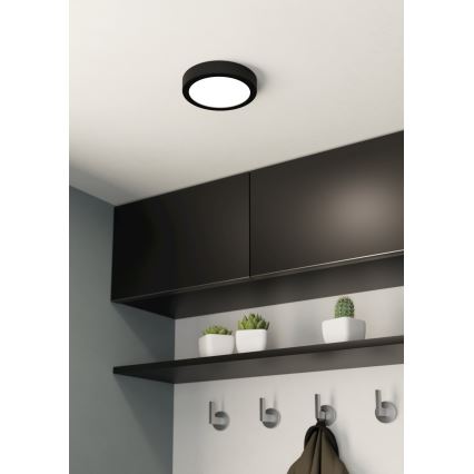 Eglo - LED Prigušiva stropna svjetiljka LED/11W/230V crna