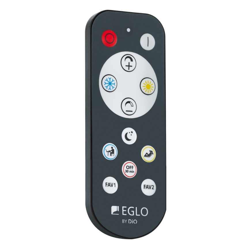 Eglo - LED Prigušiva stropna svjetiljka LED/25,6W/230V + daljinski upravljač