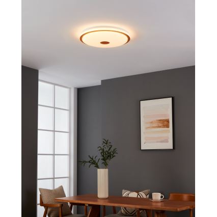 Eglo - LED Prigušiva stropna svjetiljka LED/35W/230V + daljinski upravljač