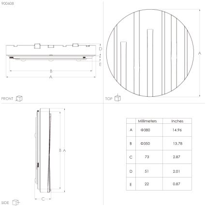 Eglo - LED Stropna svjetiljka LED/19,5W/230V pr. 38 cm