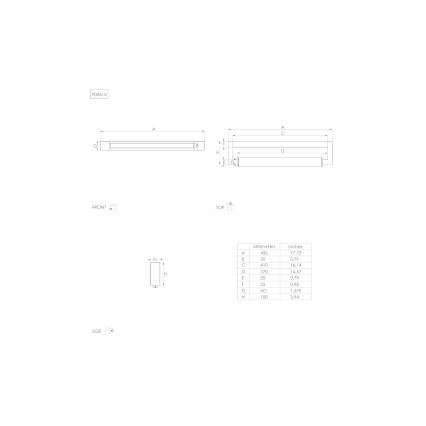 Eglo - LED Rasvjeta za ogledalo u kupaonici LED/8,9W/230V IP44