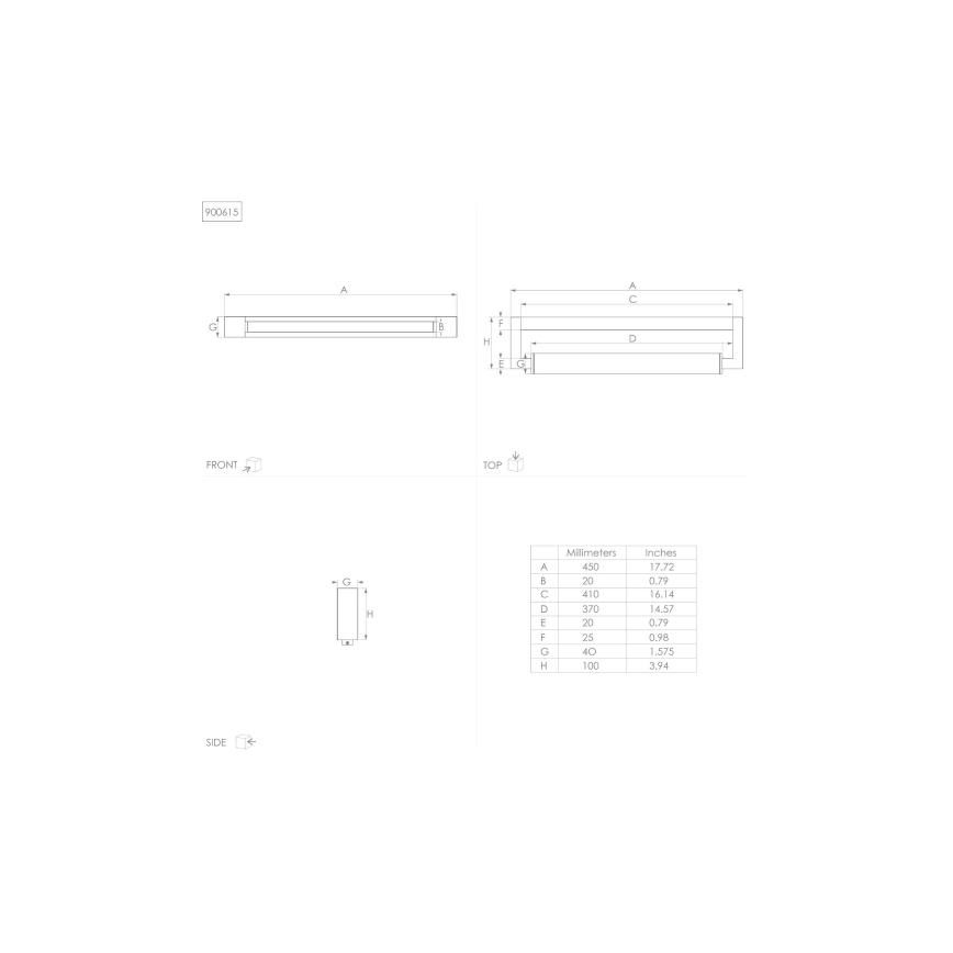 Eglo - LED Rasvjeta za ogledalo u kupaonici LED/8,9W/230V IP44