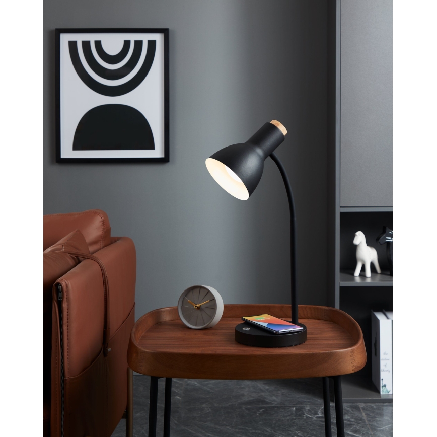 Eglo - LED Prigušiva lampa s bežičnim punjenjem LED/5,5W/230V