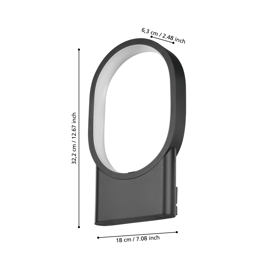 Eglo - LED Zidna svjetiljka LED/10,8W/230V