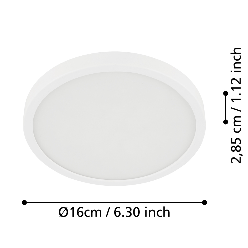 Eglo - LED Stropna svjetiljka za kupaonicu LED/11W/230V IP44 bijela