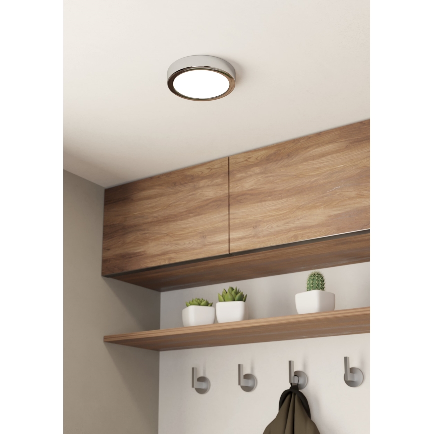 Eglo - LED Stropna svjetiljka za kupaonicu LED/11W/230V IP44 sjajni krom