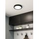 Eglo - LED Stropna svjetiljka za kupaonicu LED/17W/230V crna IP44