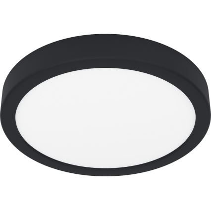 Eglo - LED stropno svjetlo za kupaonicu LED/17W/230V crno IP44 Ø 21 cm