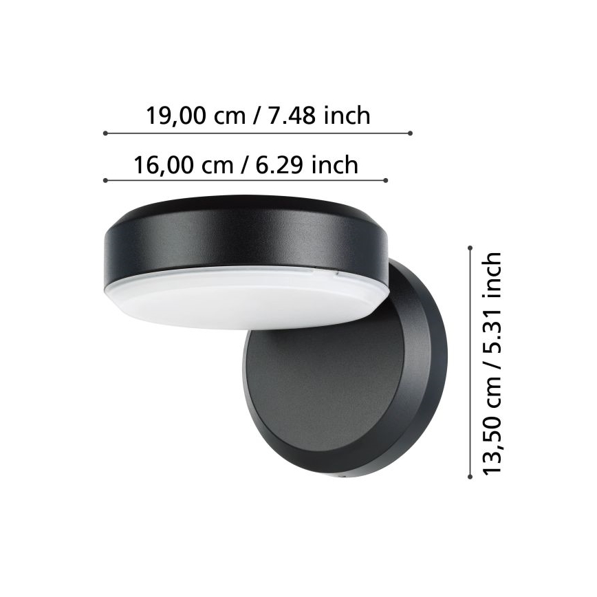 Eglo - LED Vanjska zidna svjetiljka LED/10,8/230V IP54