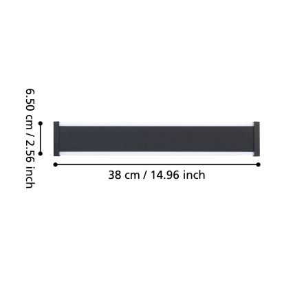 Eglo - LED Vanjska zidna svjetiljka 2xLED/3,7W/230V 3000K IP55