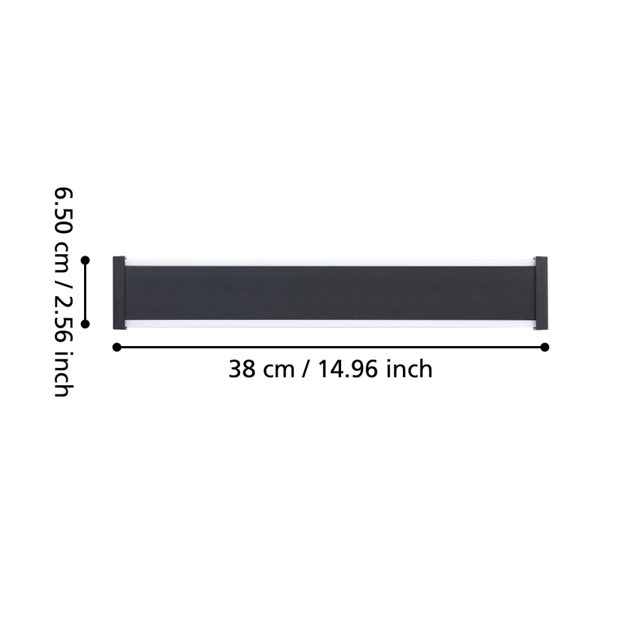 Eglo - LED Vanjska zidna svjetiljka 2xLED/3,7W/230V 3000K IP55