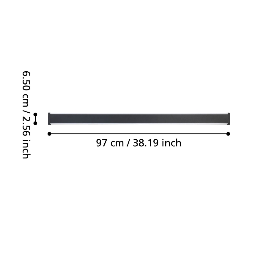 Eglo - LED Vanjska zidna svjetiljka 2xLED/11W/230V 3000K IP55