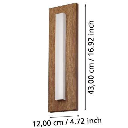 Eglo - LED Vanjska zidna svjetiljka LED/7W/230V IP44