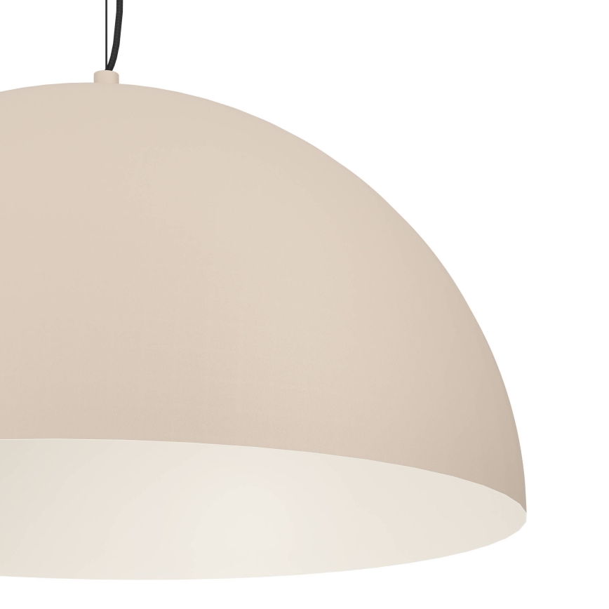 Eglo - Luster na sajli 1xE27/40W/230V bež