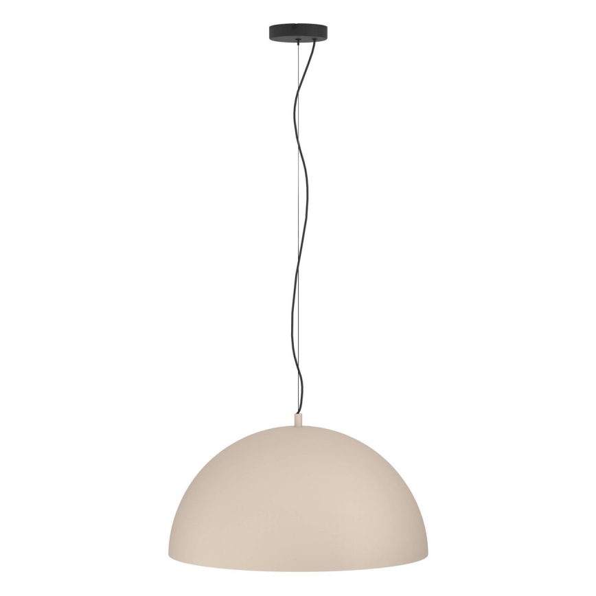 Eglo - Luster na sajli 1xE27/40W/230V bež