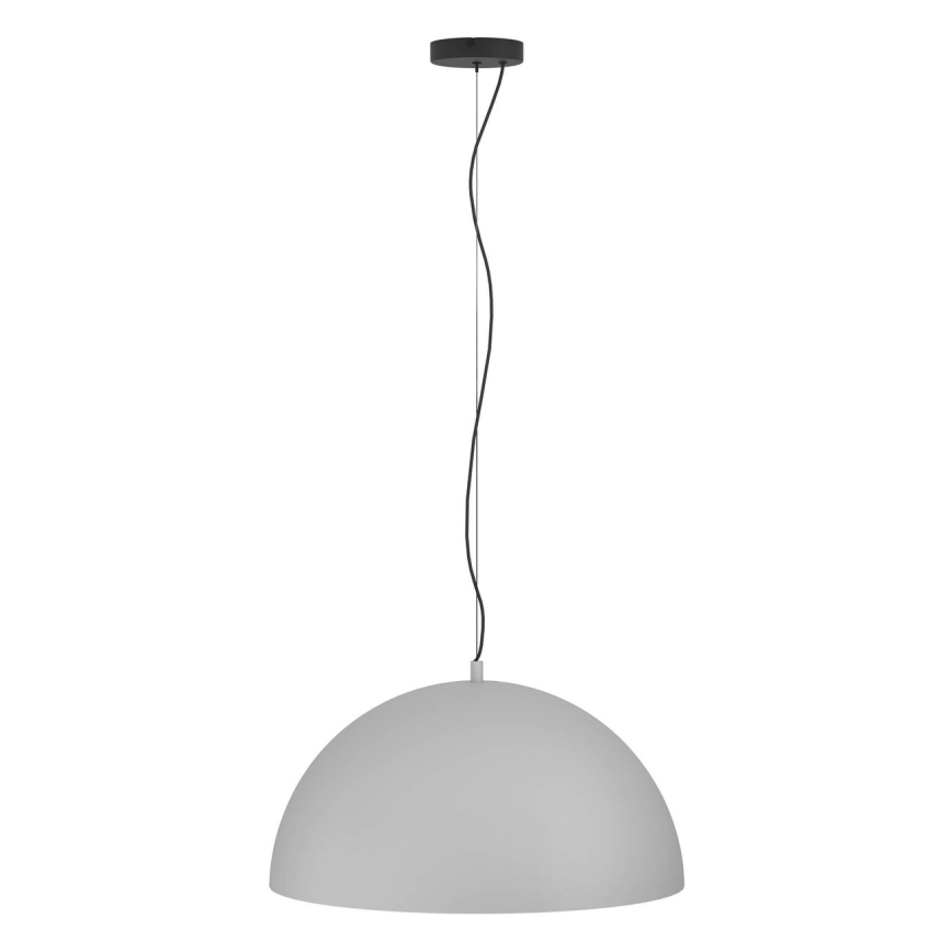 Eglo - Luster na sajli 1xE27/40W/230V siva