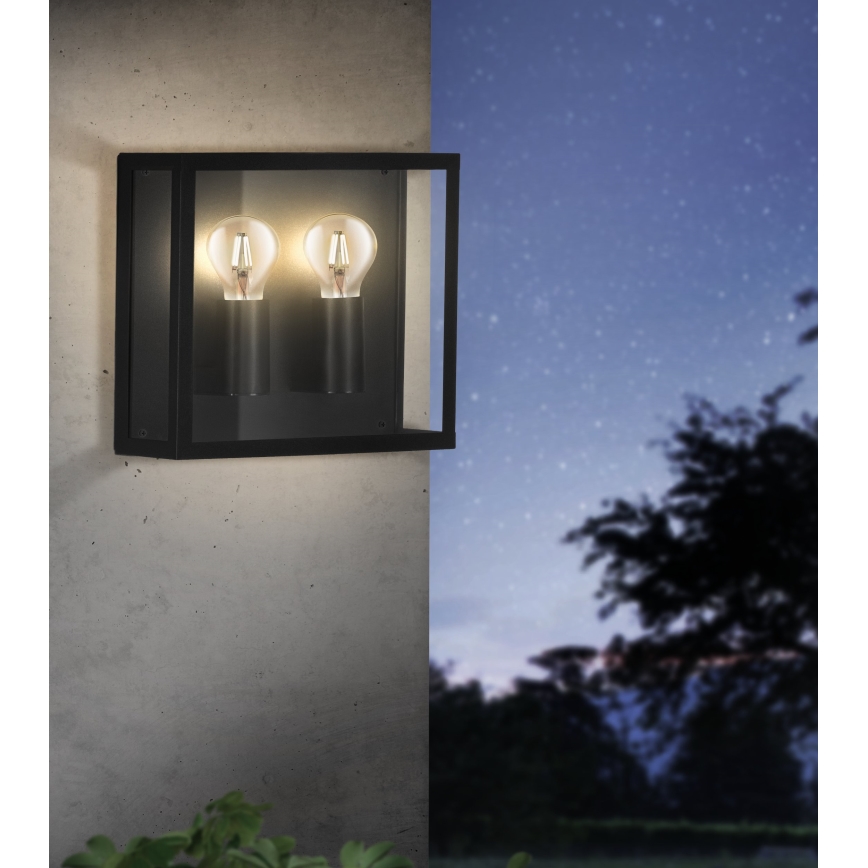 Eglo - Vanjska zidna svjetiljka 2xE27/40W/230V IP44