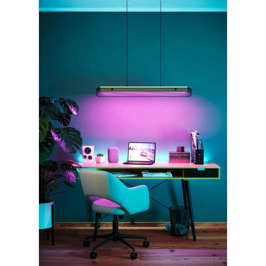 Eglo - LED RGBW prigušivački luster na užetu LED/34W/230V 2700-6500K