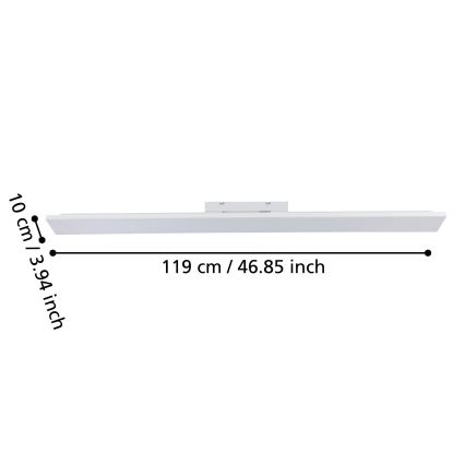 Eglo 900708 - LED stropno svjetlo TURCONA-B LED/21W/230V 3000K 118,7 cm