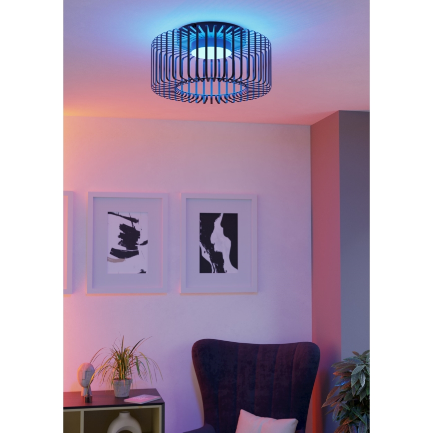 Eglo - LED RGBW Prigušiva stropna svjetiljka LED/22W/230V 2700-6500K
