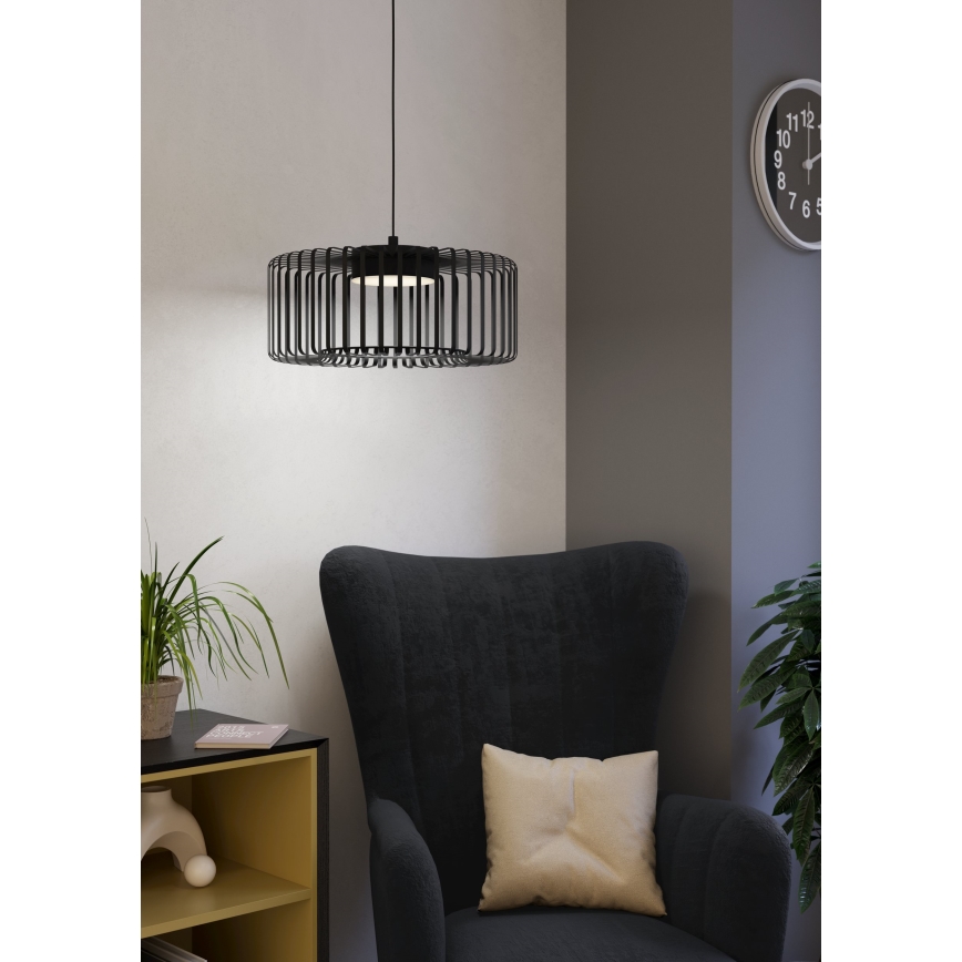 Eglo - LED RGBW prigušivački luster na užetu LED/22W/230V 2700-6500K