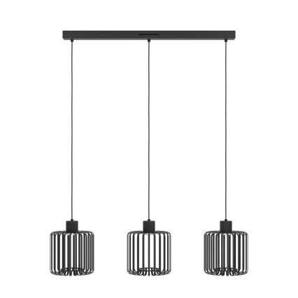 Eglo - LED RGBW prigušivački luster na užetu 3xLED/3,7W/230V 2700-6500K