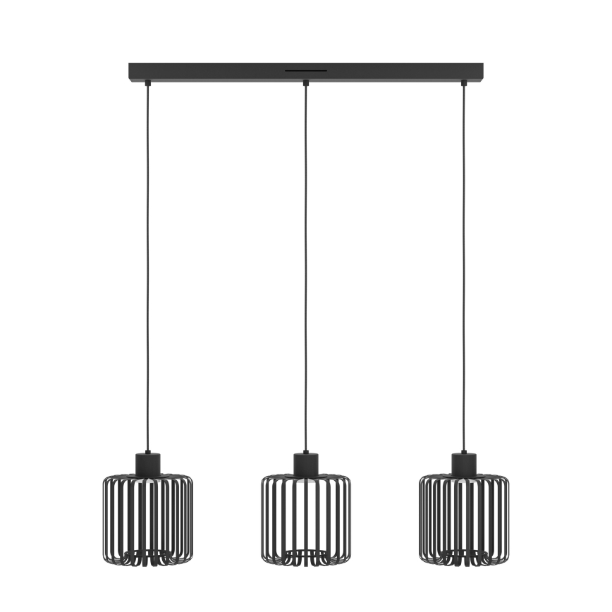 Eglo - LED RGBW prigušivački luster na užetu 3xLED/3,7W/230V 2700-6500K