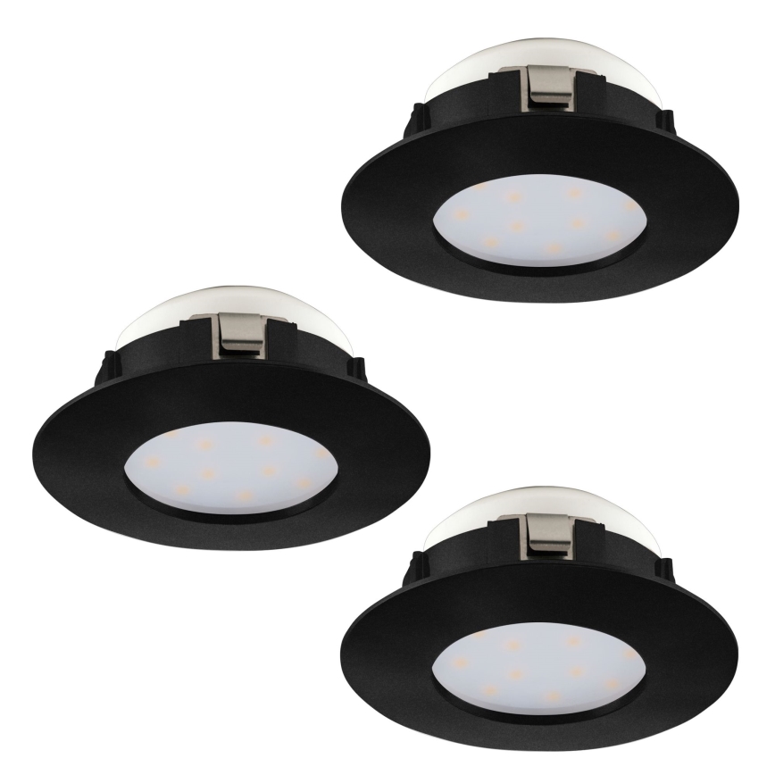 Eglo - SET 3x LED Ugradbena svjetiljka za kupaonicu PINEDA LED/4,9W/230V IP44