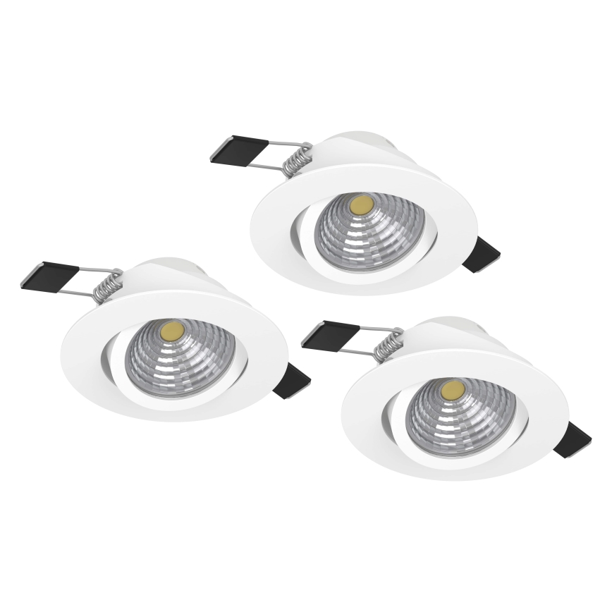Eglo - SET 3xLED Prigušiva svjetiljka 3xLED/6W/230V bijela