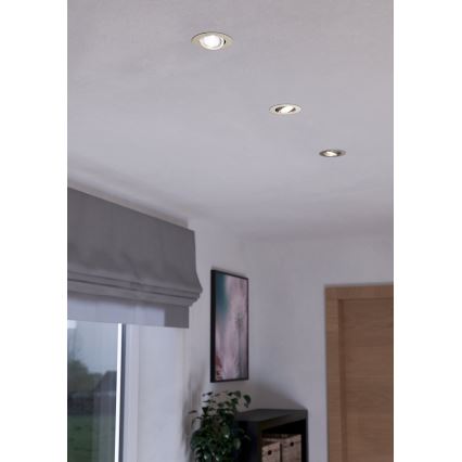 Eglo - SET 3xLED Prigušiva svjetiljka 3xLED/6W/230V mat krom