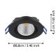 Eglo - SET 3x LED Prigušiva ugradbena svjetiljka SALICETO LED/6W/230V
