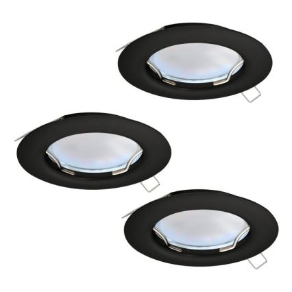 Eglo - SET 3x LED Ugradbena svjetiljka PENETO 1xGU10/2,8W/230V
