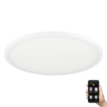 Eglo - LED Prigušiva stropna svjetiljka LED/33,5W/230V pr. 45 cm bijela