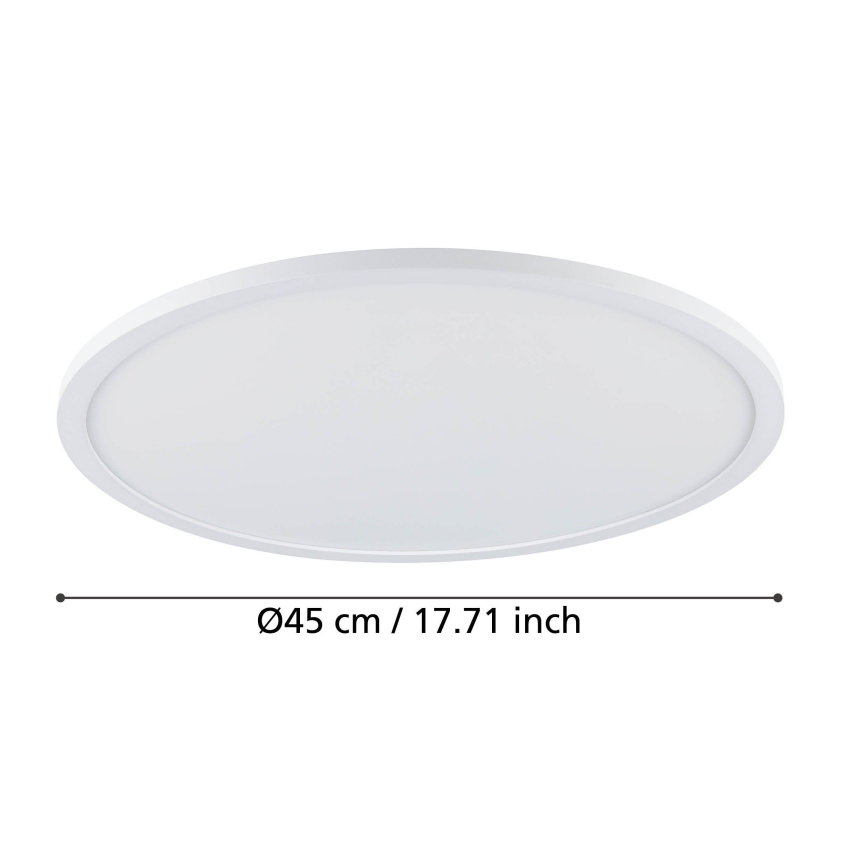 Eglo - LED Prigušiva stropna svjetiljka LED/33,5W/230V pr. 45 cm bijela