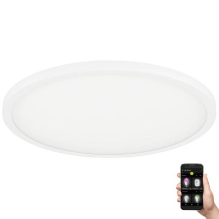 Eglo - LED Prigušiva stropna svjetiljka LED/41W/230V pr. 60 cm bijela