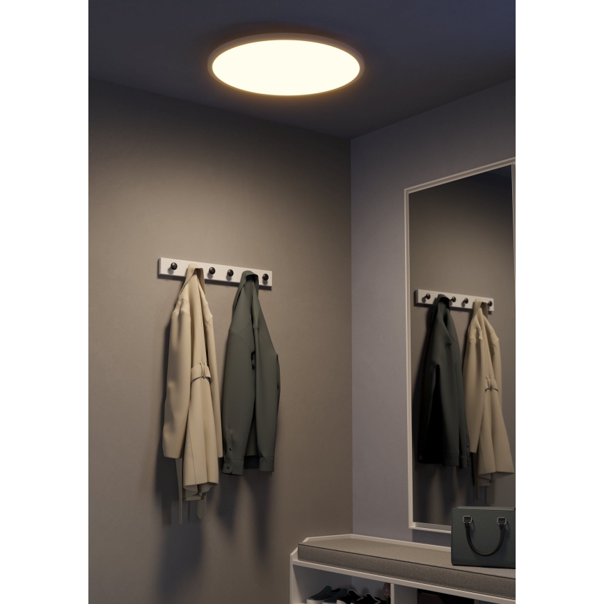 Eglo - LED Prigušiva stropna svjetiljka LED/41W/230V pr. 60 cm bijela