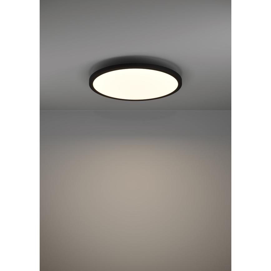 Eglo - LED Prigušiva stropna svjetiljka LED/33,5W/230V pr. 45 cm crna