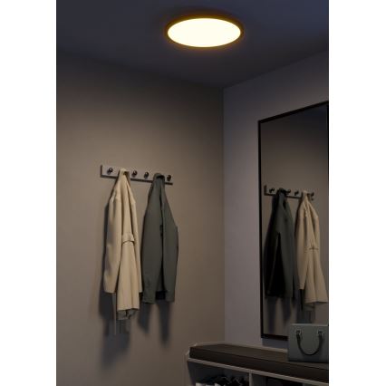 Eglo - LED Prigušiva stropna svjetiljka LED/33,5W/230V pr. 45 cm crna