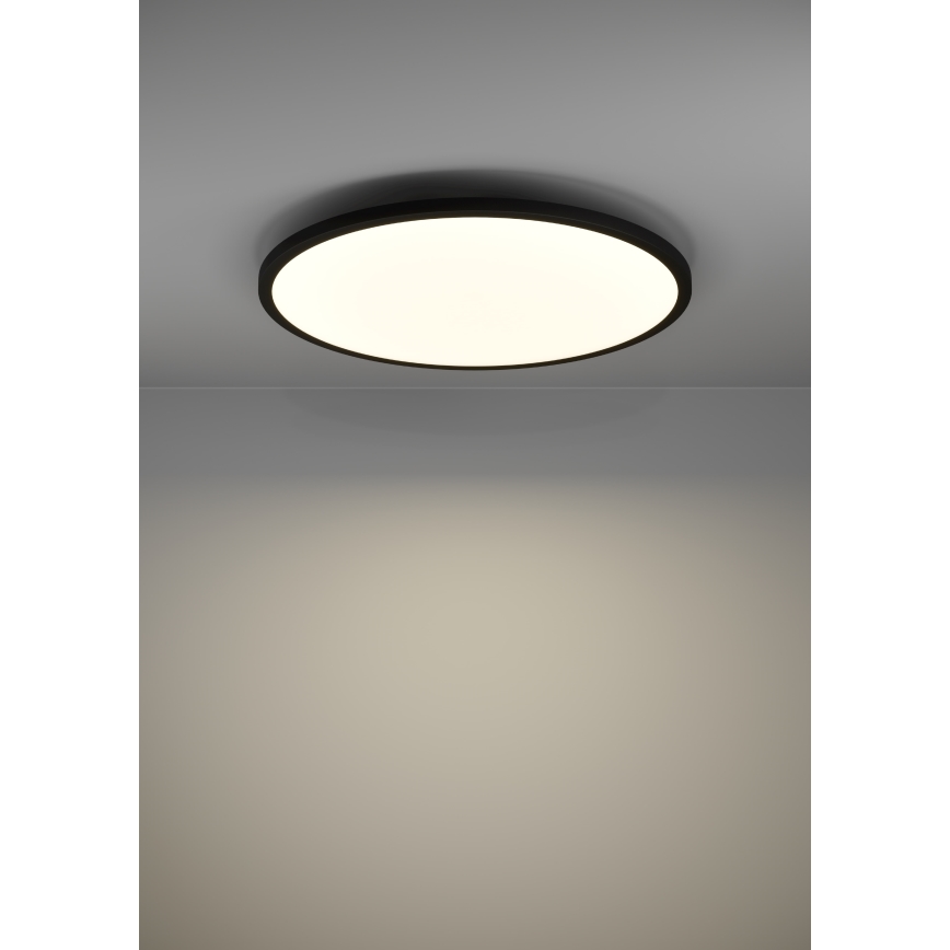 Eglo - LED Prigušiva stropna svjetiljka LED/41W/230V pr. 60 cm crna