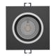 Eglo - LED RGBW Prigušiva ugradbena svjetiljka LED/4,7W/230V crna