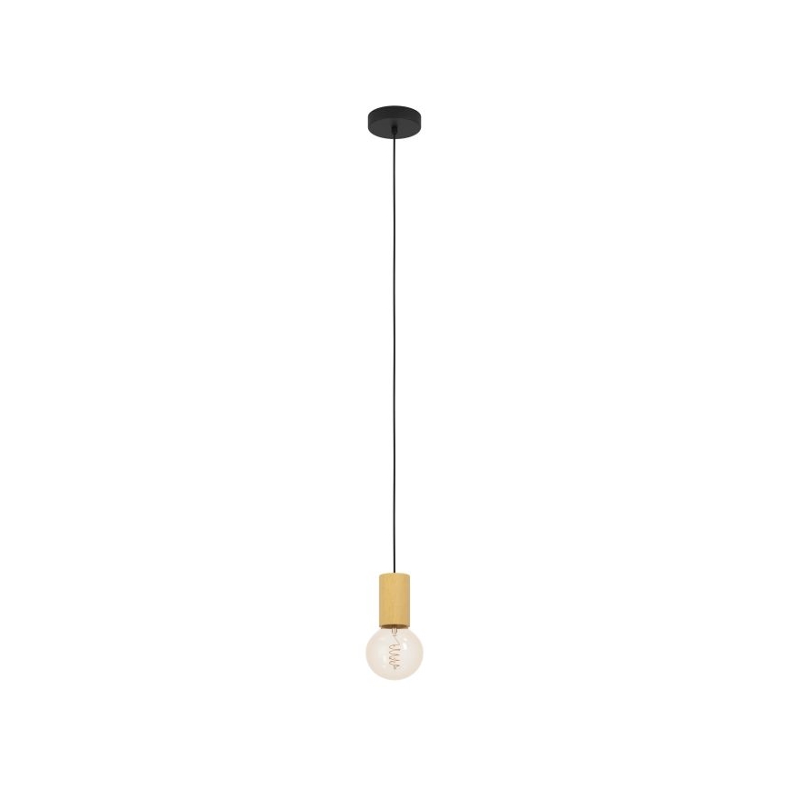Eglo - Luster na sajli 1xE27/40W/230V smeđa
