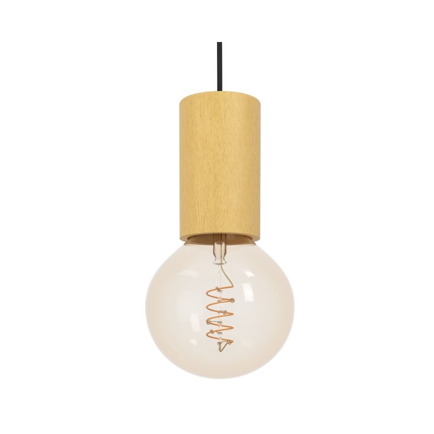 Eglo - Luster na sajli 1xE27/40W/230V smeđa