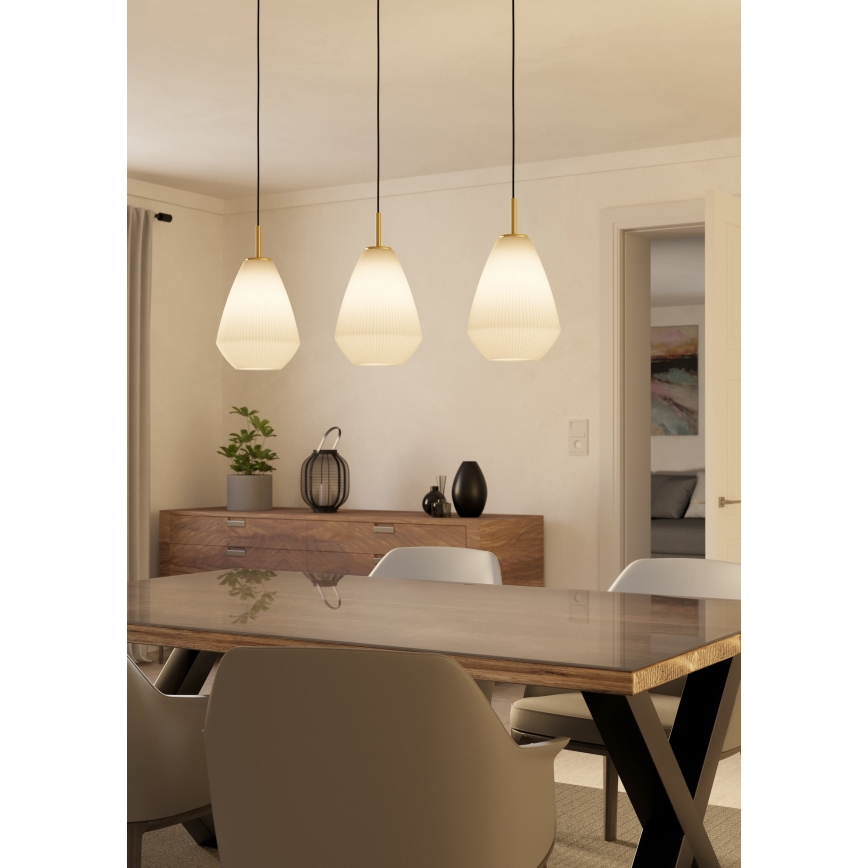 Eglo - Luster na sajli 3xE27/40W/230V