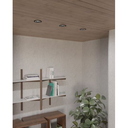 Eglo - Ugradbena svjetiljka 1xGU10/35W/230V antracit