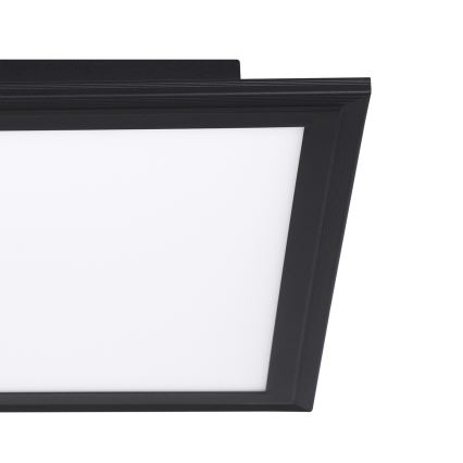 Eglo - LED Stropna svjetiljka LED/14W/230V 30x30 cm crna