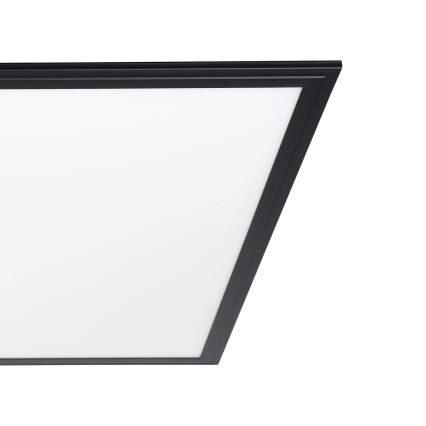 Eglo - LED Stropna svjetiljka LED/33W/230V 60x60 cm crna